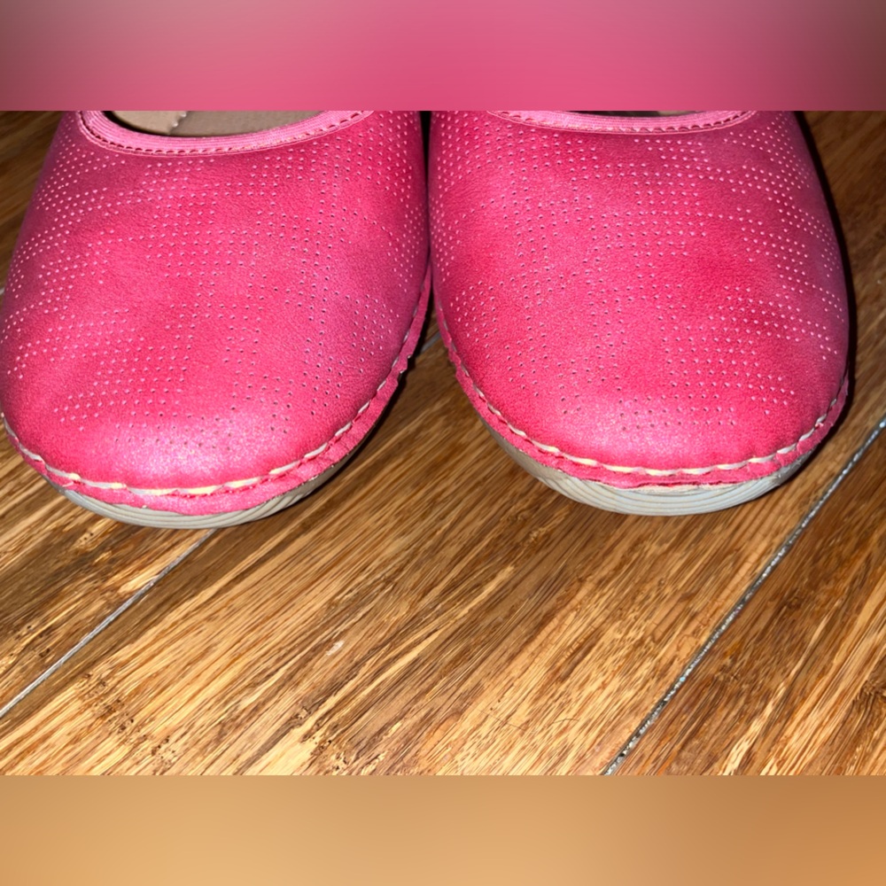 EG Shoes Coral Pink Cushioned Flats Sz women’s 9.5 NWT NEW - Picture 7 of 7